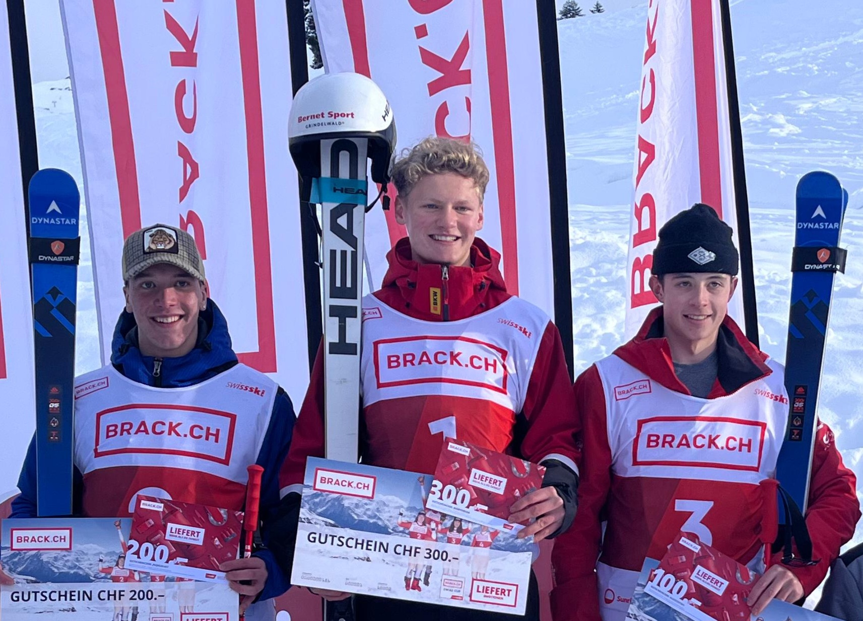 Riesenslalom Swisscup U18: Platz 1